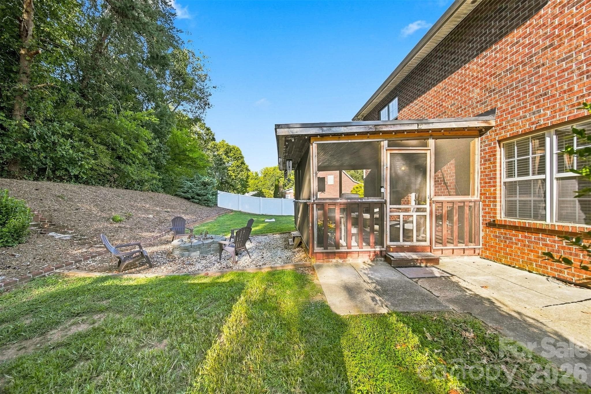 Back yard - 5171 Butner Drive, Hickory