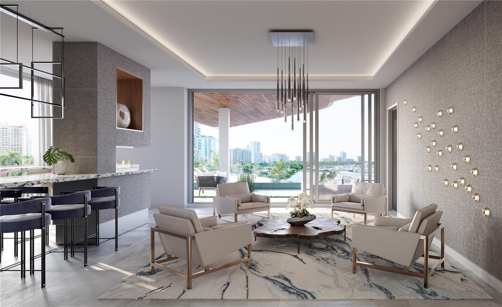 Rendering of Club Room - 688 GOLDEN GATE POINT #202, SARASOTA