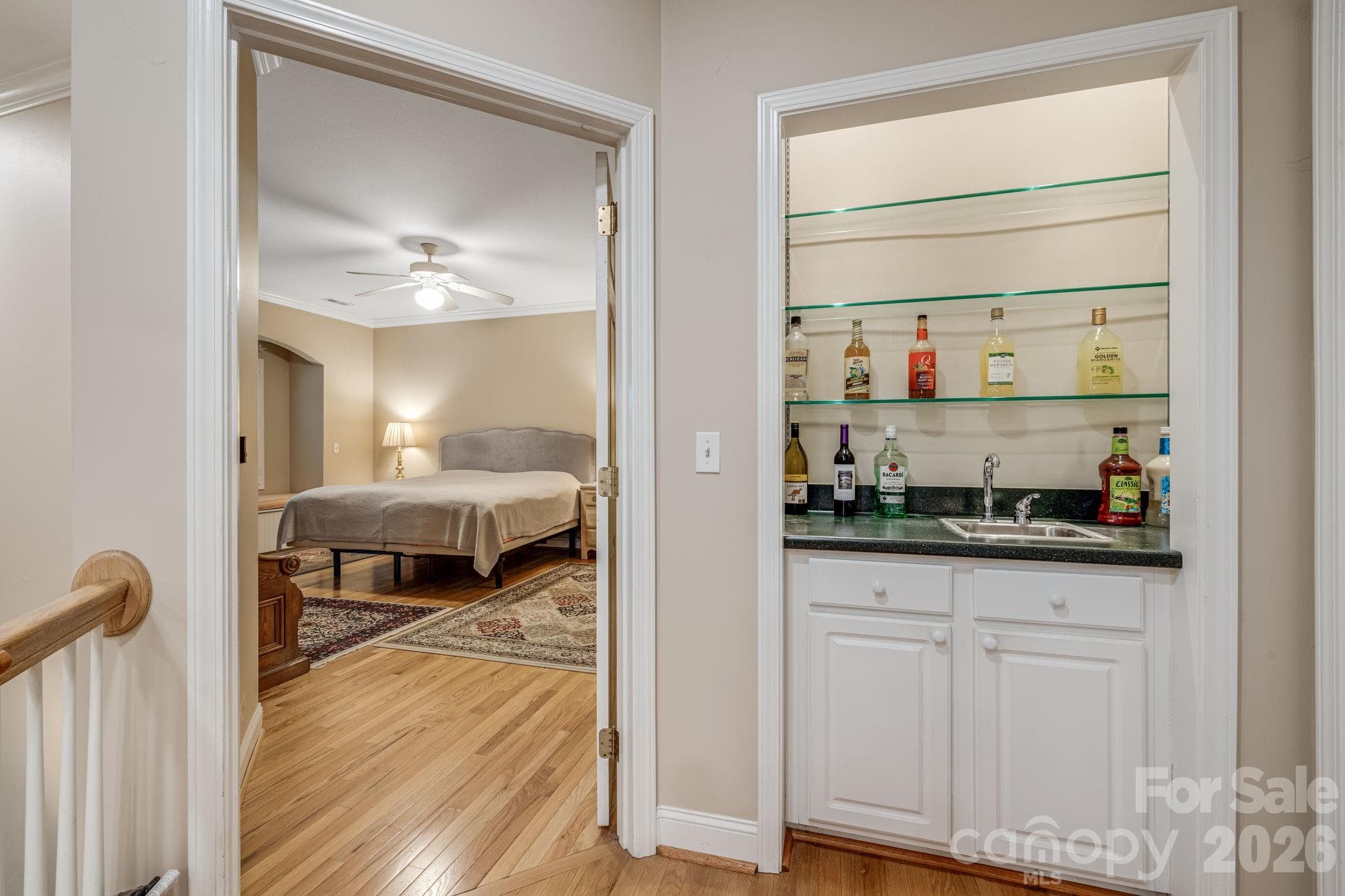 Main level primary bedroom entrance. - 212 Carriage Springs Way, Hendersonville