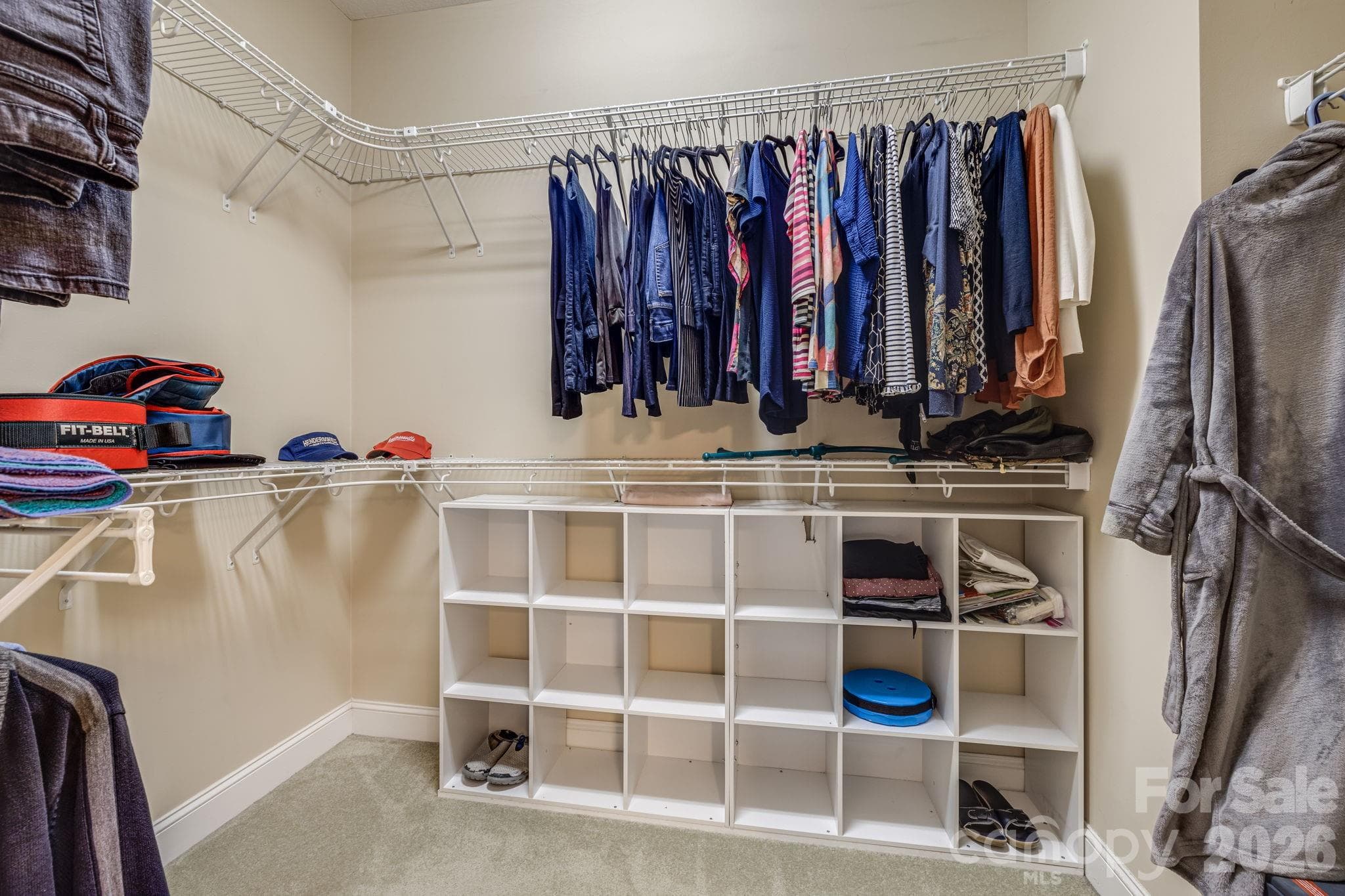 Large walk in closet. - 212 Carriage Springs Way, Hendersonville