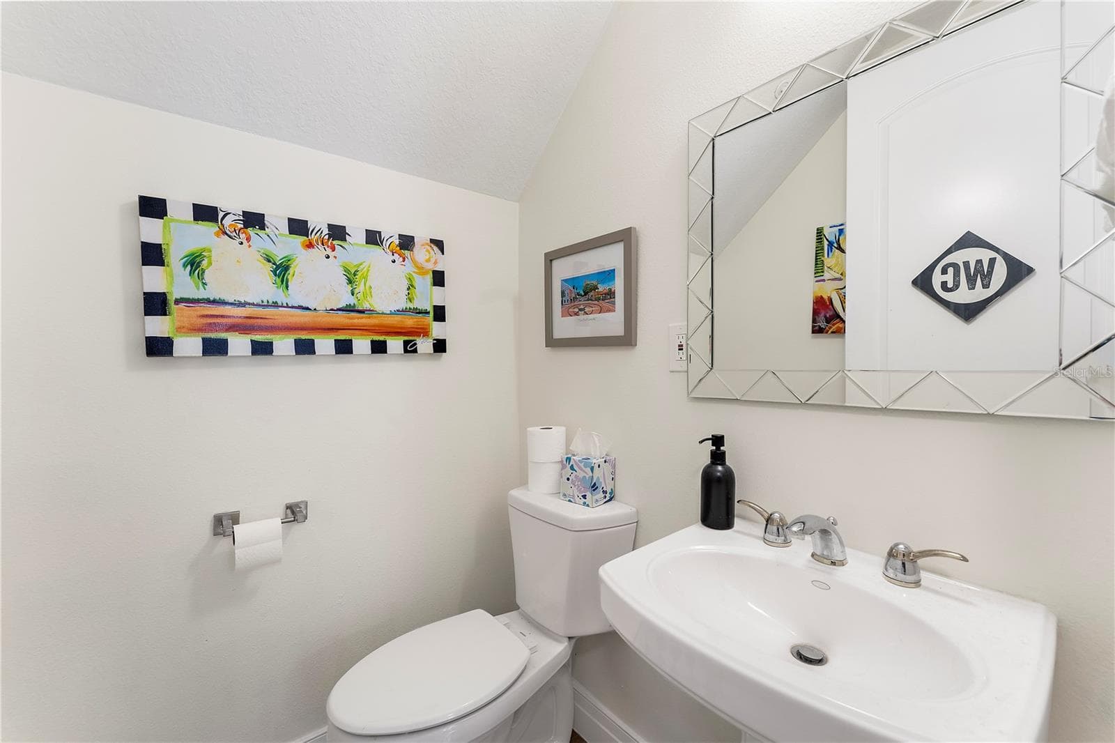 Powder Room (2nd floor) - 235 COCOANUT AVE #101A, SARASOTA