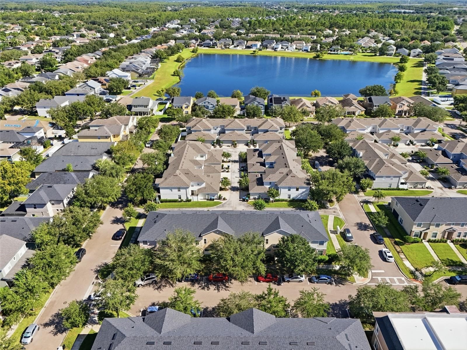 Aerial view of the surrounding Avalon Park community - 13613 ERIDANUS DR, ORLANDO