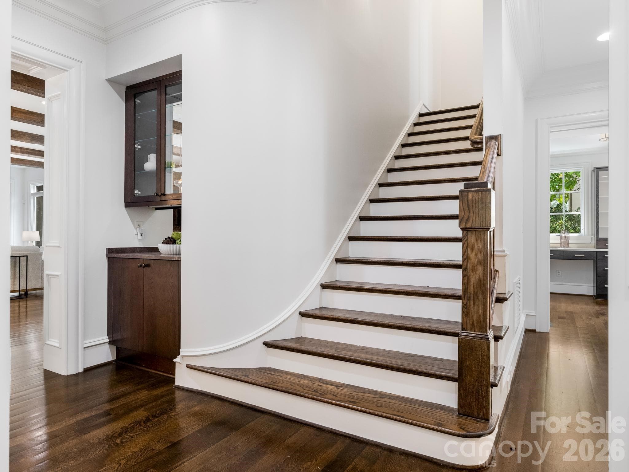 Rear Staircase - 6323 Saint Stephen Lane, Charlotte