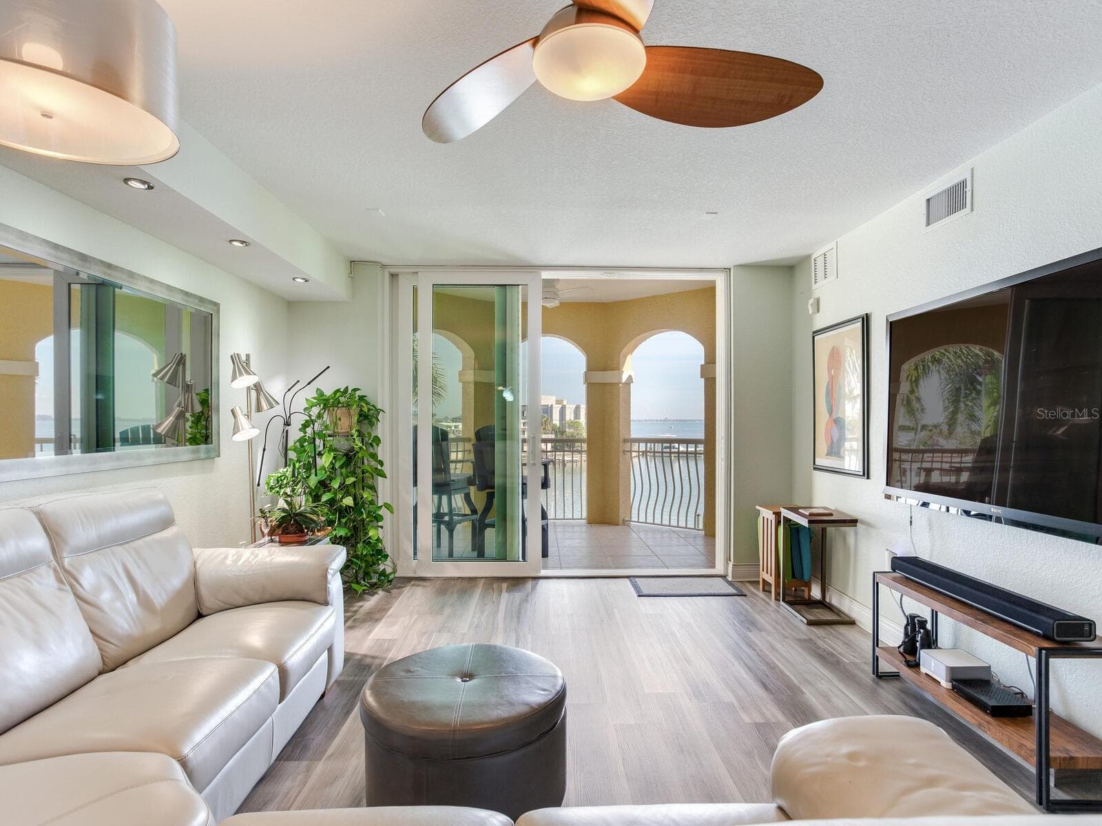 Waterfront Living Rm - 5353 GULF BLVD #B202, ST PETE BEACH