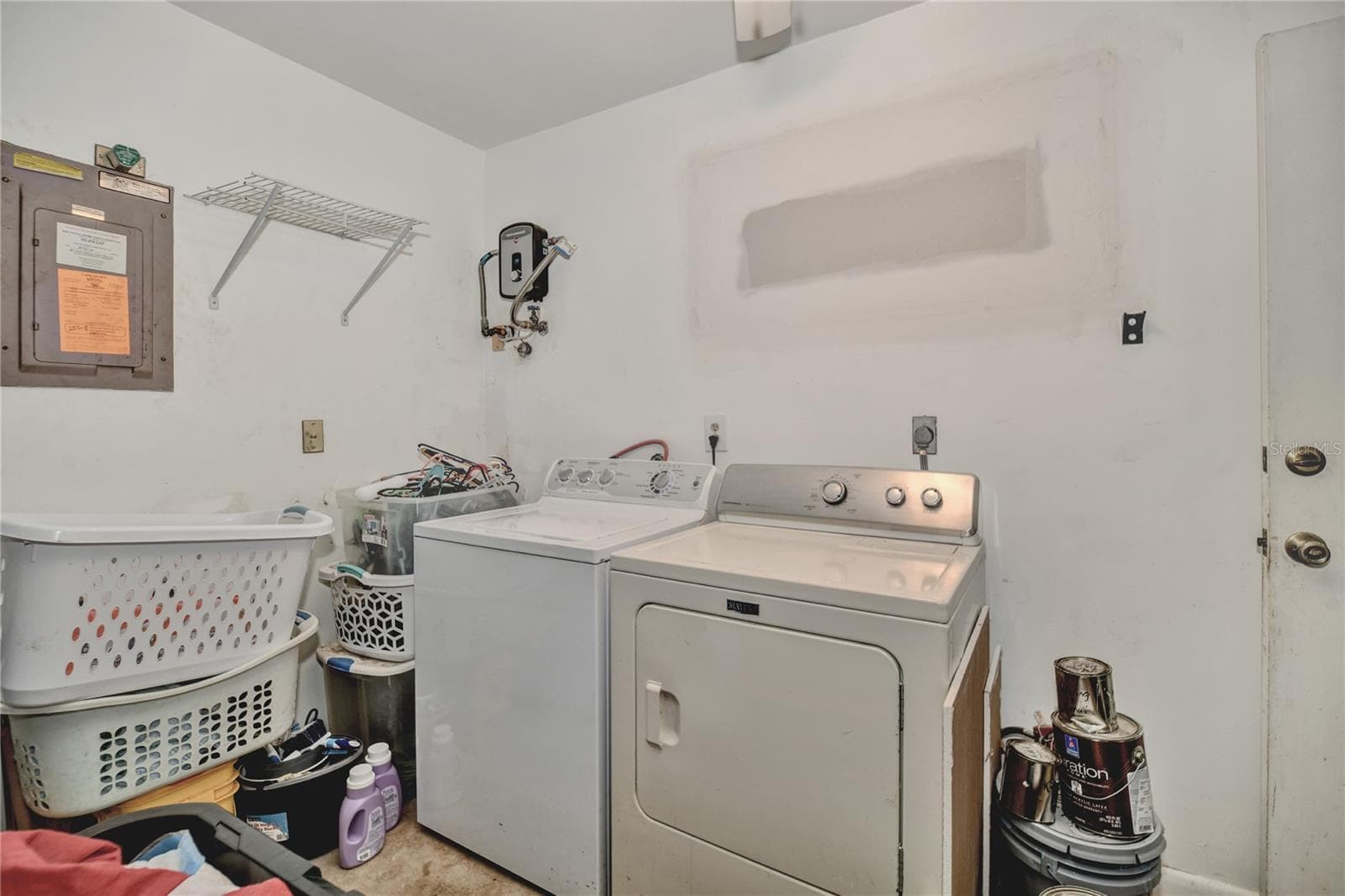 Garage area washer & Dryer location - 10958 SW 86TH CT, OCALA