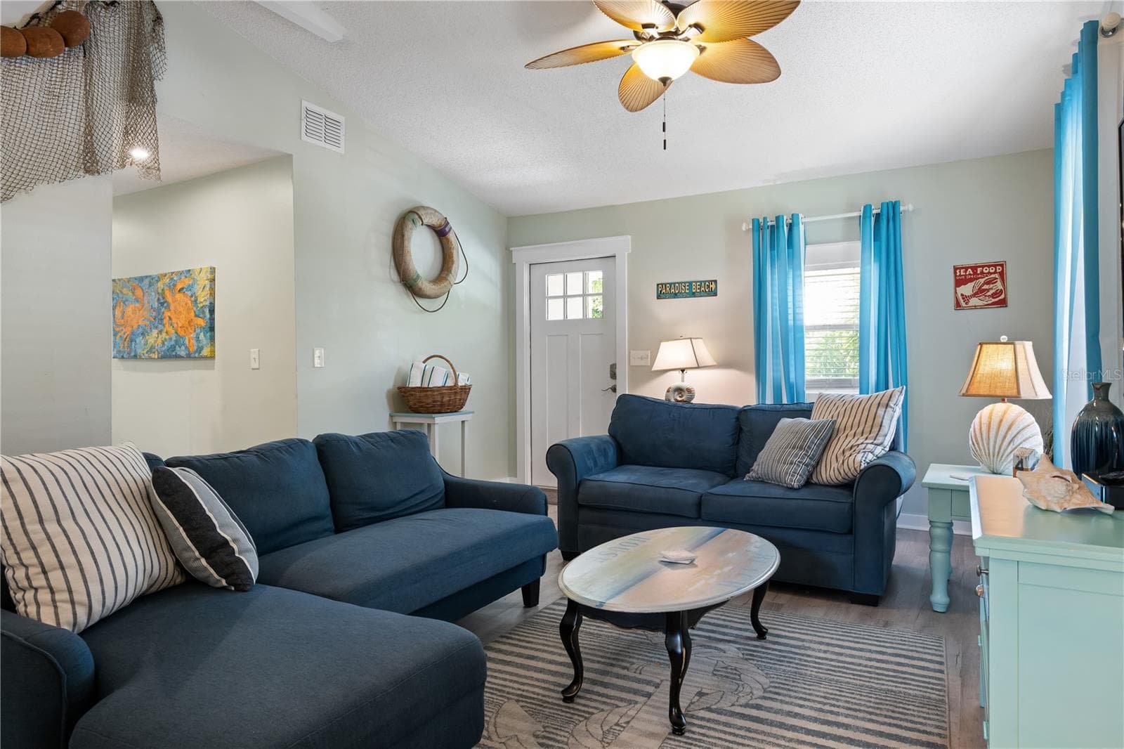 Cottage 1 Living Room - 3476 WINTON AVE, SARASOTA