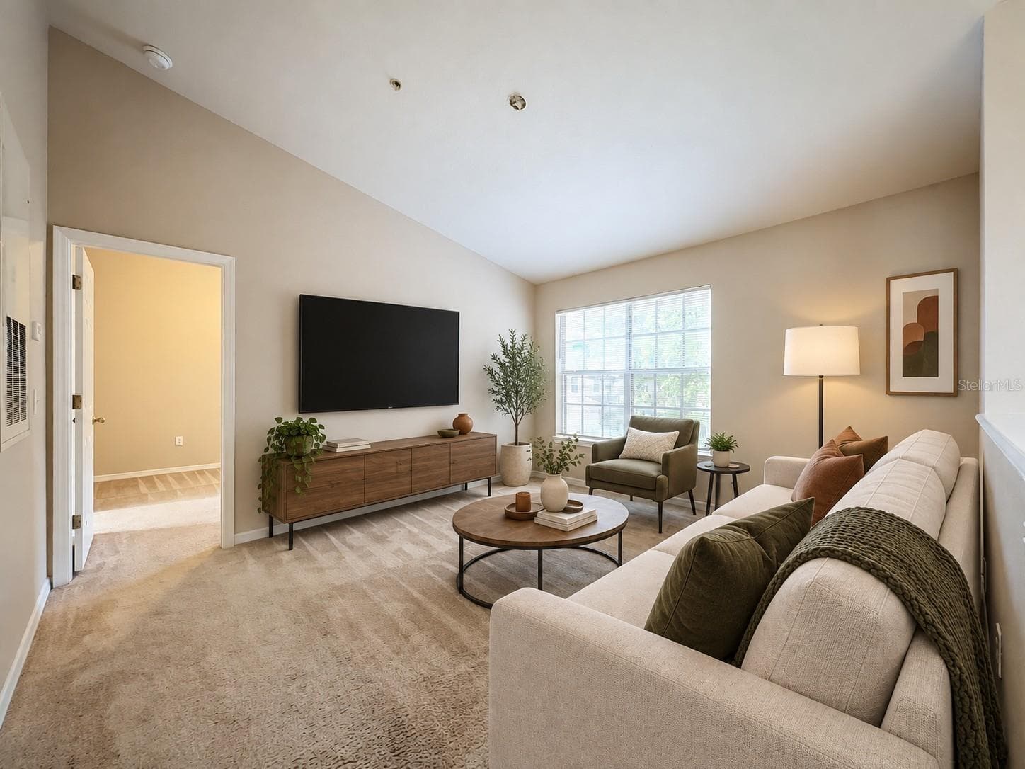 Staged Living Area 1 - 843 GRAND REGENCY PT #203, ALTAMONTE SPRINGS