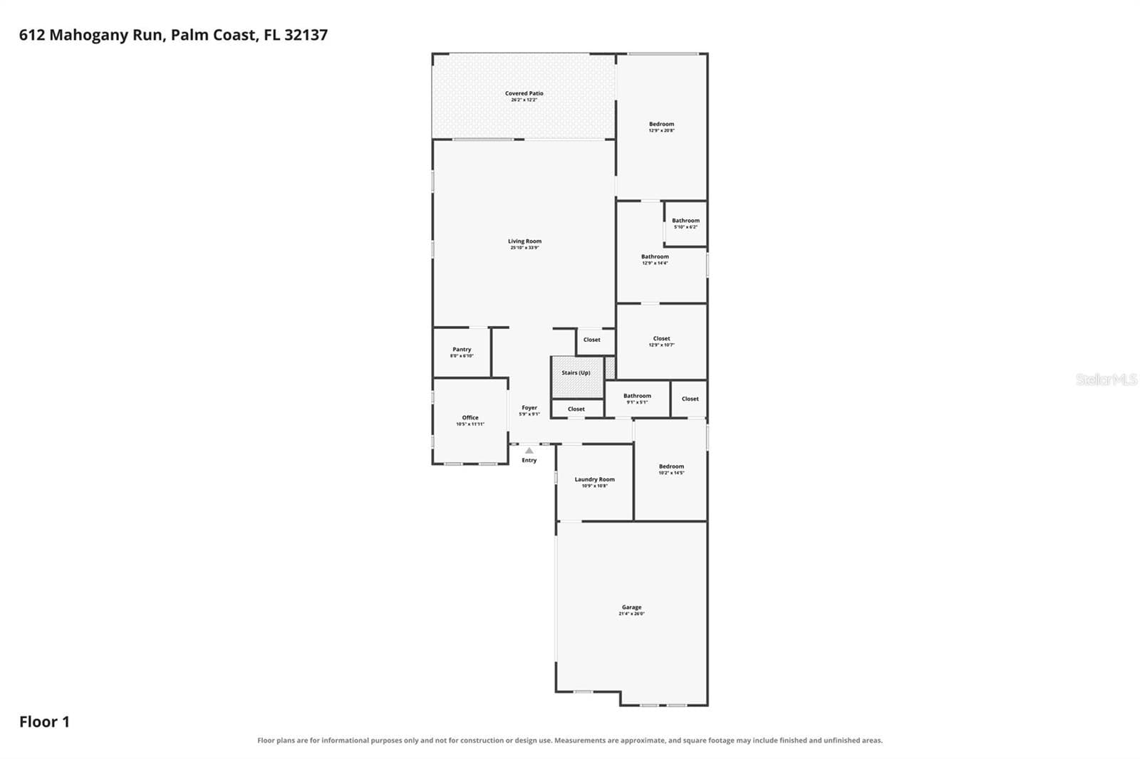 First Floor - 612 MAHOGANY RUN, PALM COAST