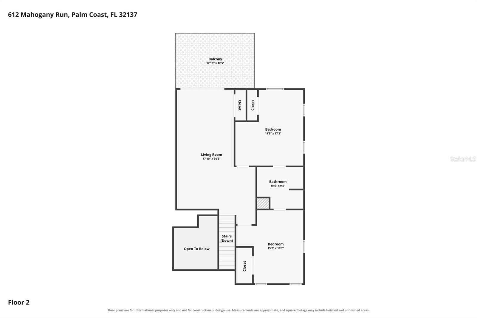 Second Floor - 612 MAHOGANY RUN, PALM COAST