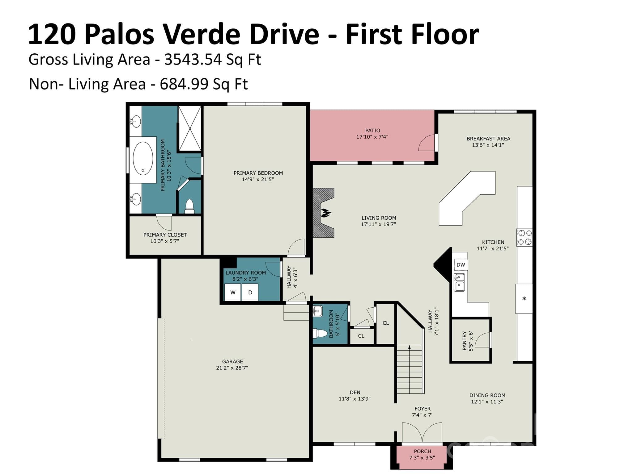 First Floor - 120 Palos Verde Drive, Mooresville
