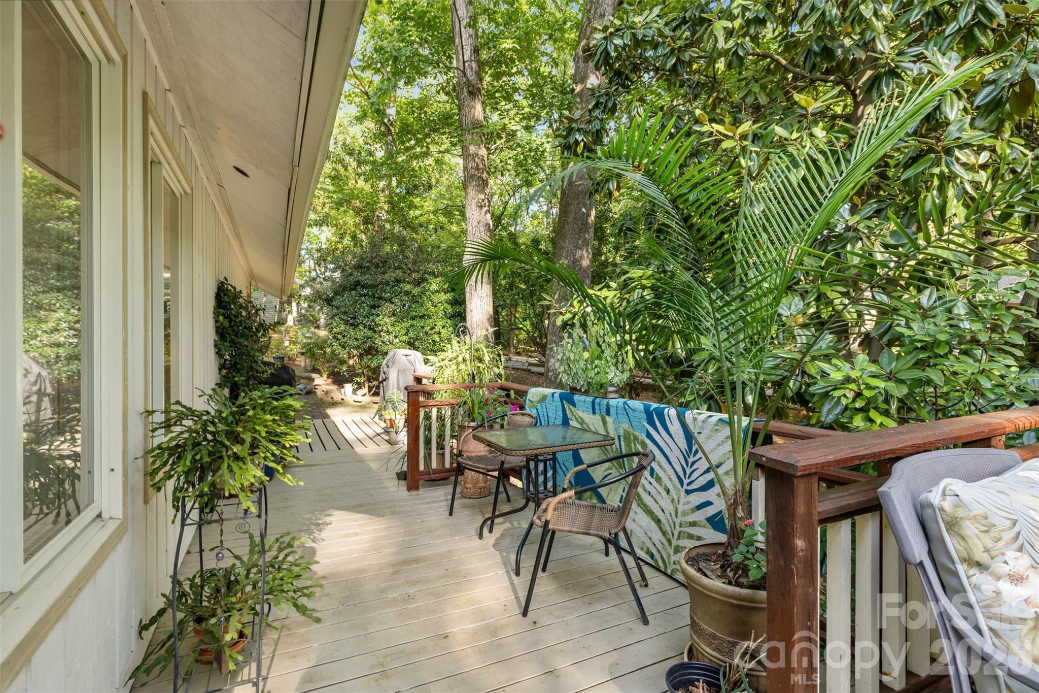 Back deck leading to garage - 55 Heritage Drive, Lake Wylie