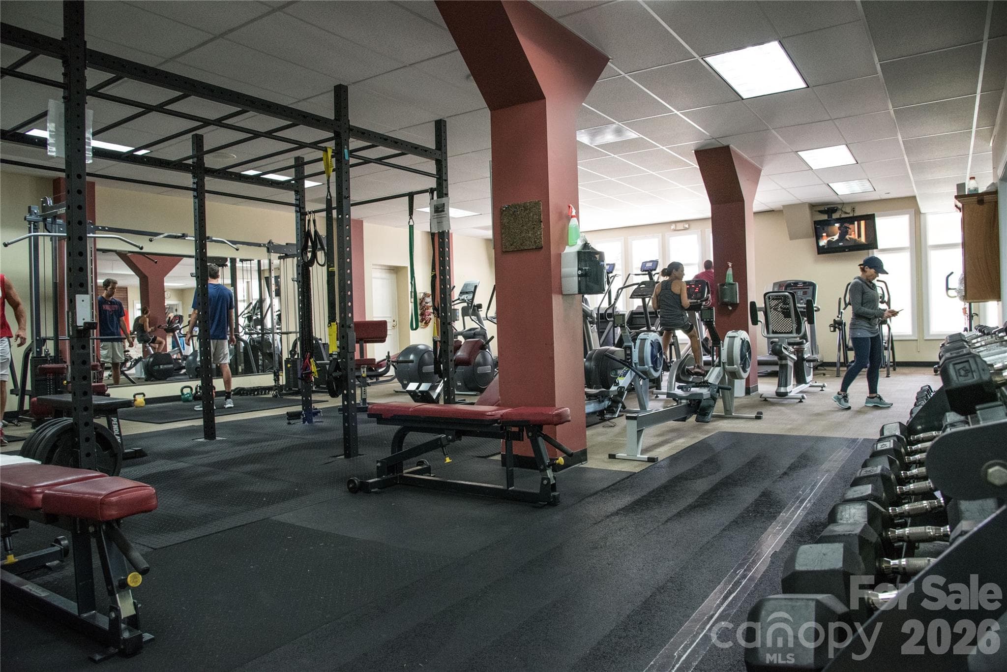 Fitness center located in the clubhouse also has a room dedicated for classes. Northstone Club is an affordable private club that has many different levels of memberships. - 12822 Cadgwith Cove Drive, Huntersville
