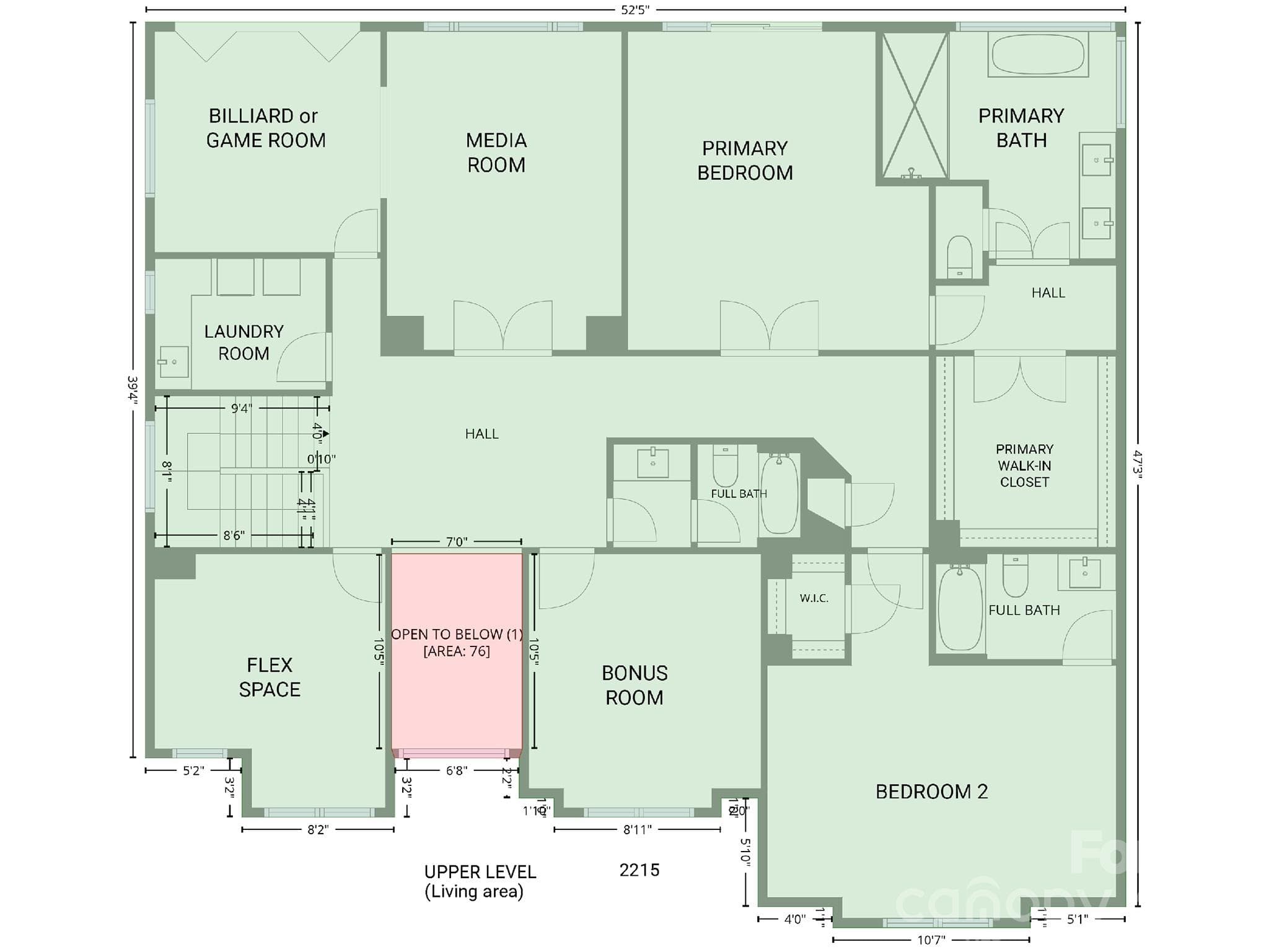 Upper Level Floor Plan - 124 Clipper Lane, Mooresville