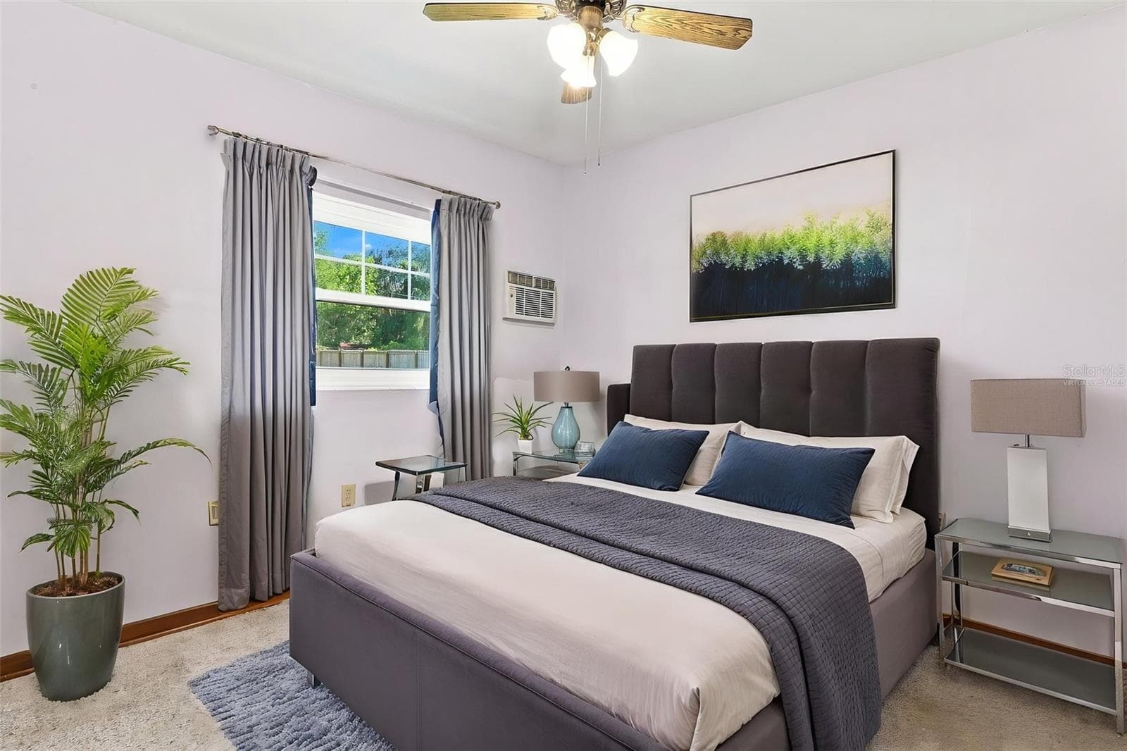 Virtually Staged Bedroom 1 - 10345 N HAINES CREEK RD, LEESBURG