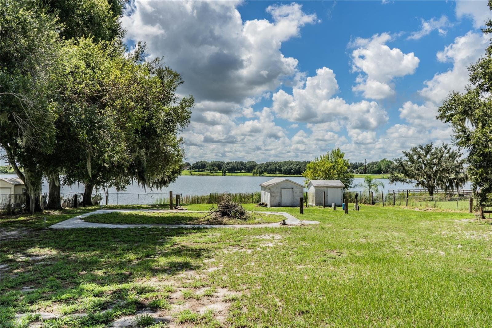 Lake view from backyard - 8045 ALTURAS BABSON PARK CUTOFF RD, BARTOW