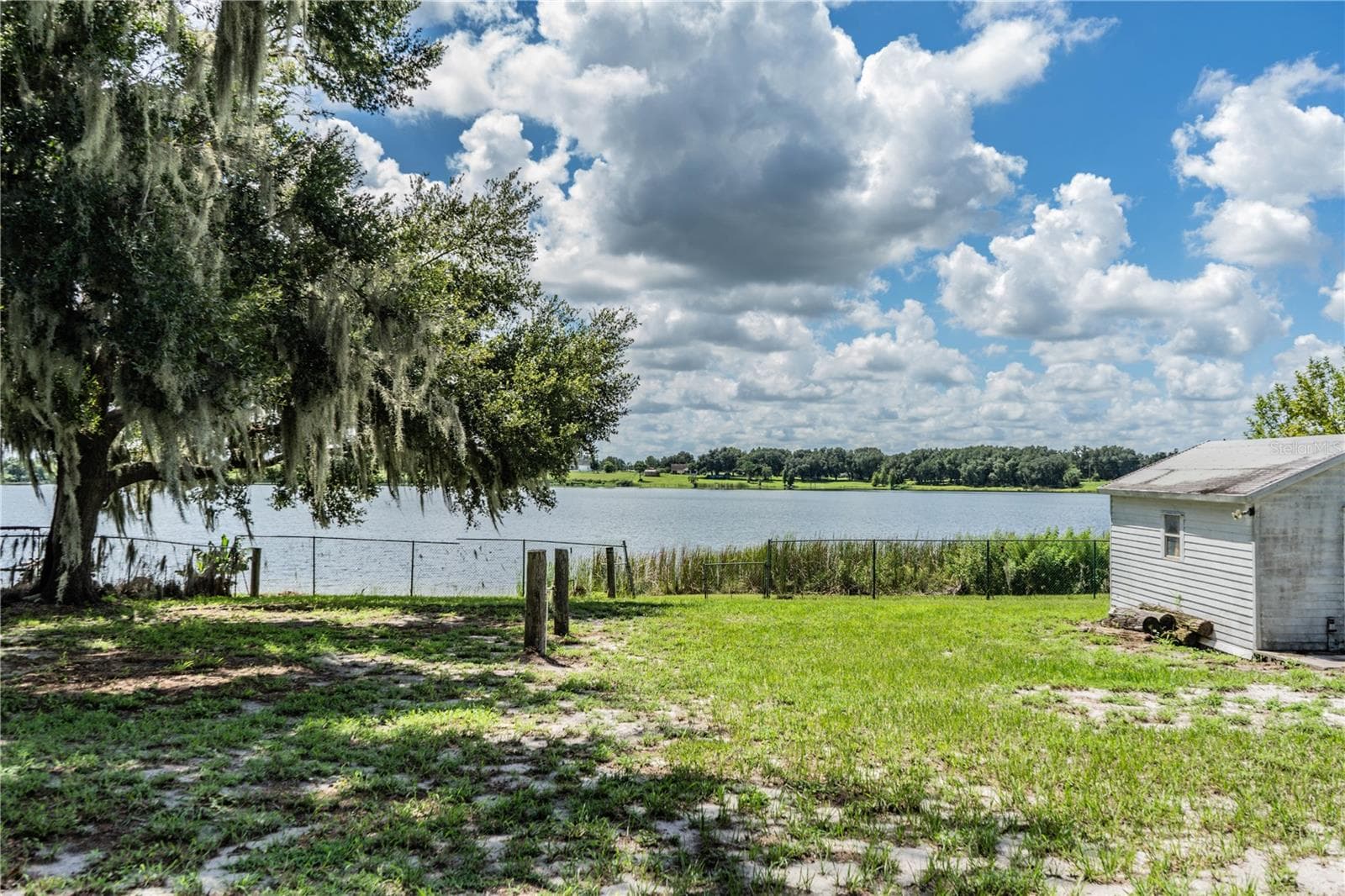 Lake view from backyard - 8045 ALTURAS BABSON PARK CUTOFF RD, BARTOW