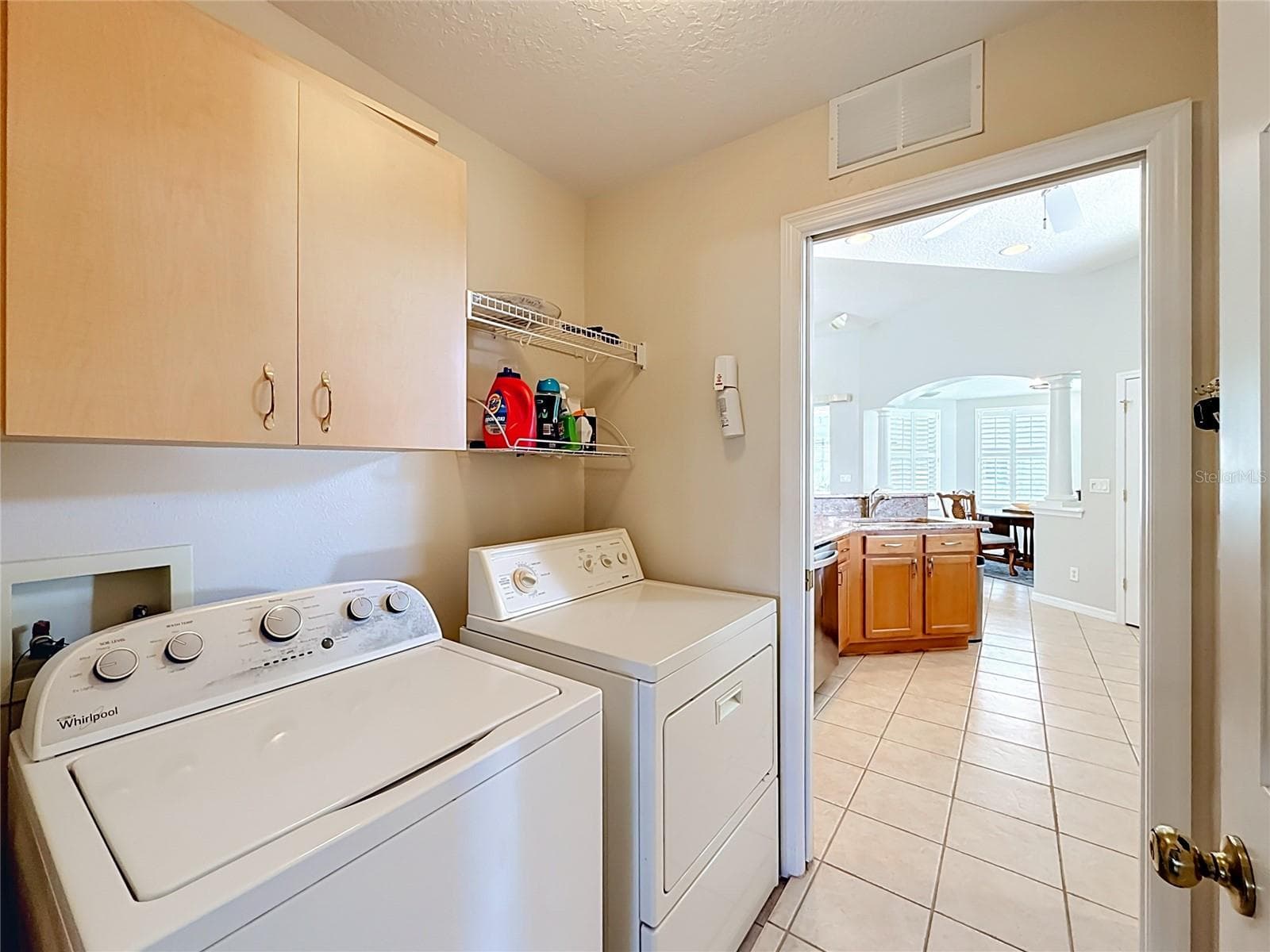 Interior Laundry Room off the Kitchen - 5693 GULF STREAM STREET, TAVARES