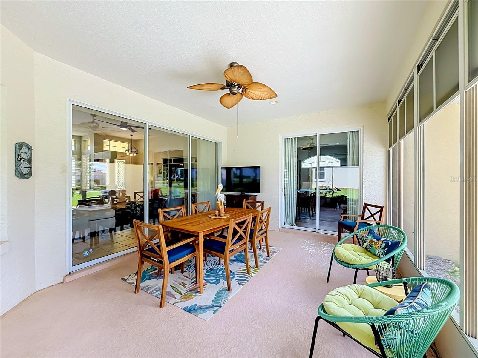 Screened Lanai with Sliders to Great Room and Primary Bedroom - 5693 GULF STREAM STREET, TAVARES