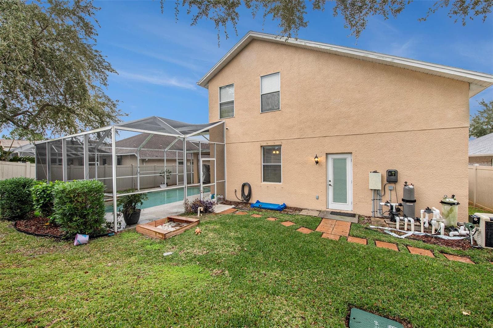 Backyard - 4883 W BREEZE CIR, PALM HARBOR