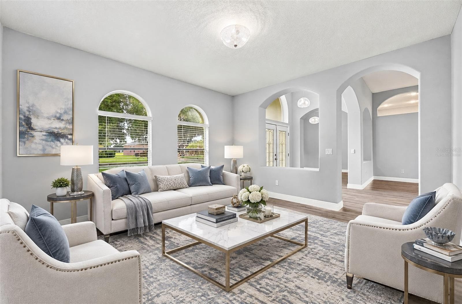 Formal Living. Virtually Staged. - 4946 LAZY OAKS WAY, ST CLOUD