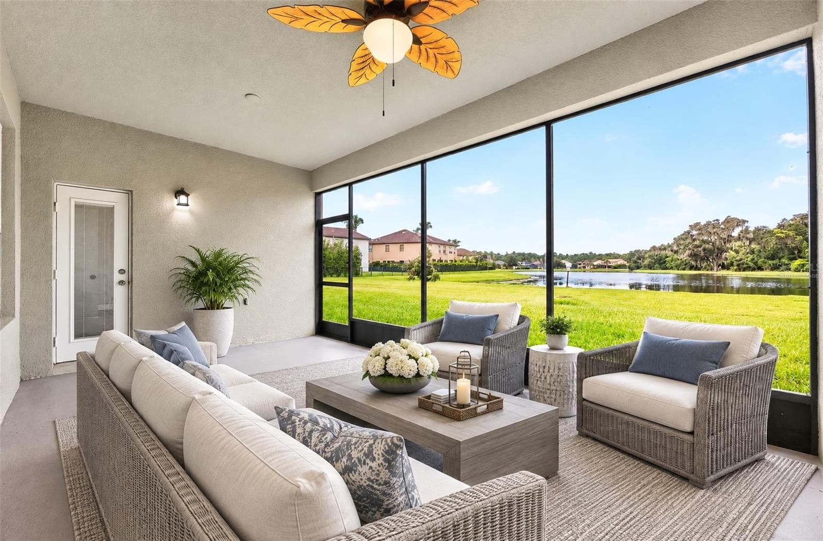 Relax and unwind with the perfect water view. Virtually Staged. - 4946 LAZY OAKS WAY, ST CLOUD