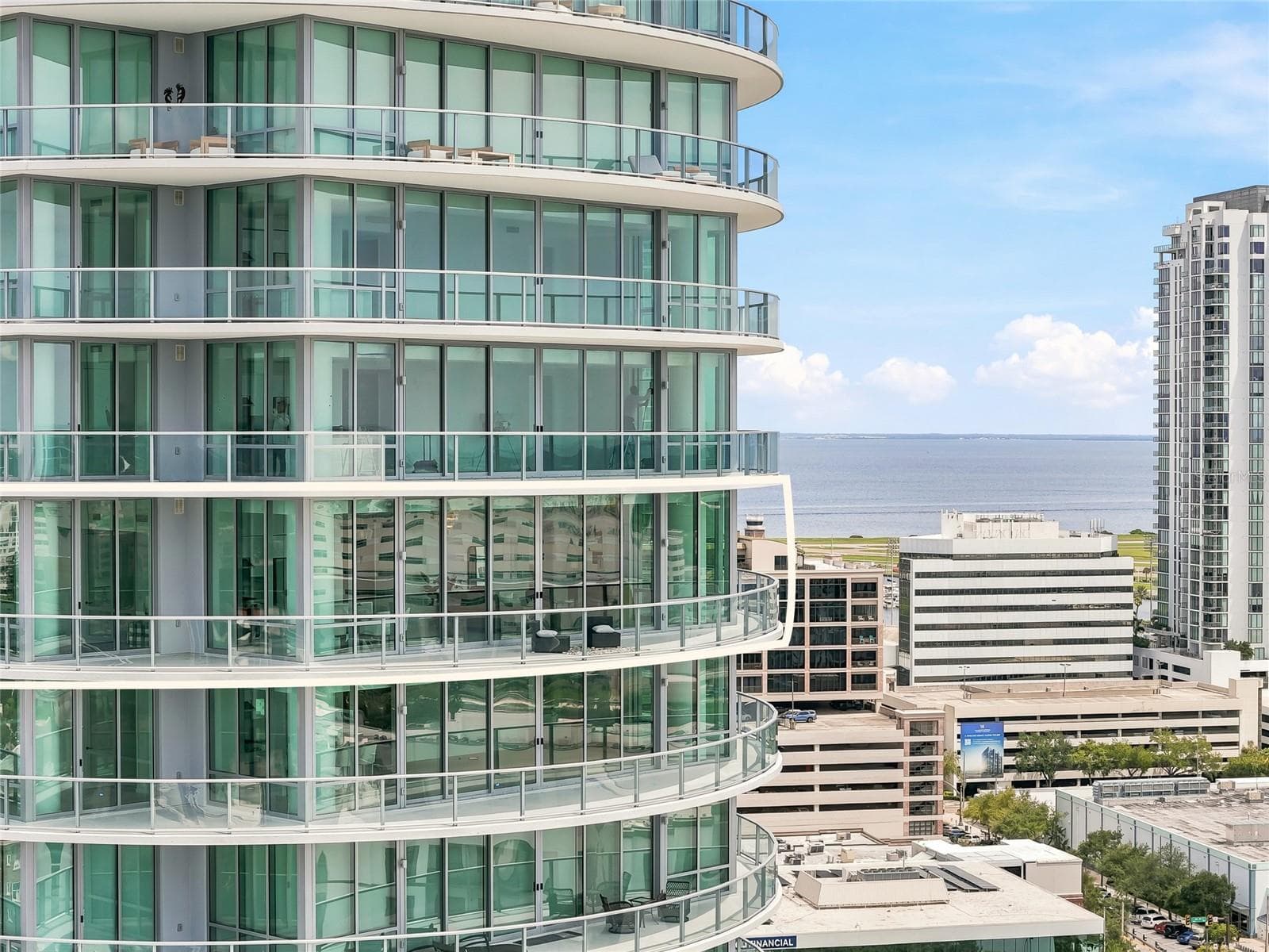 Panoramic views of the Gulf and downtown St. Petersburg from #1901. - 400 CENTRAL AVE #1901, ST PETERSBURG