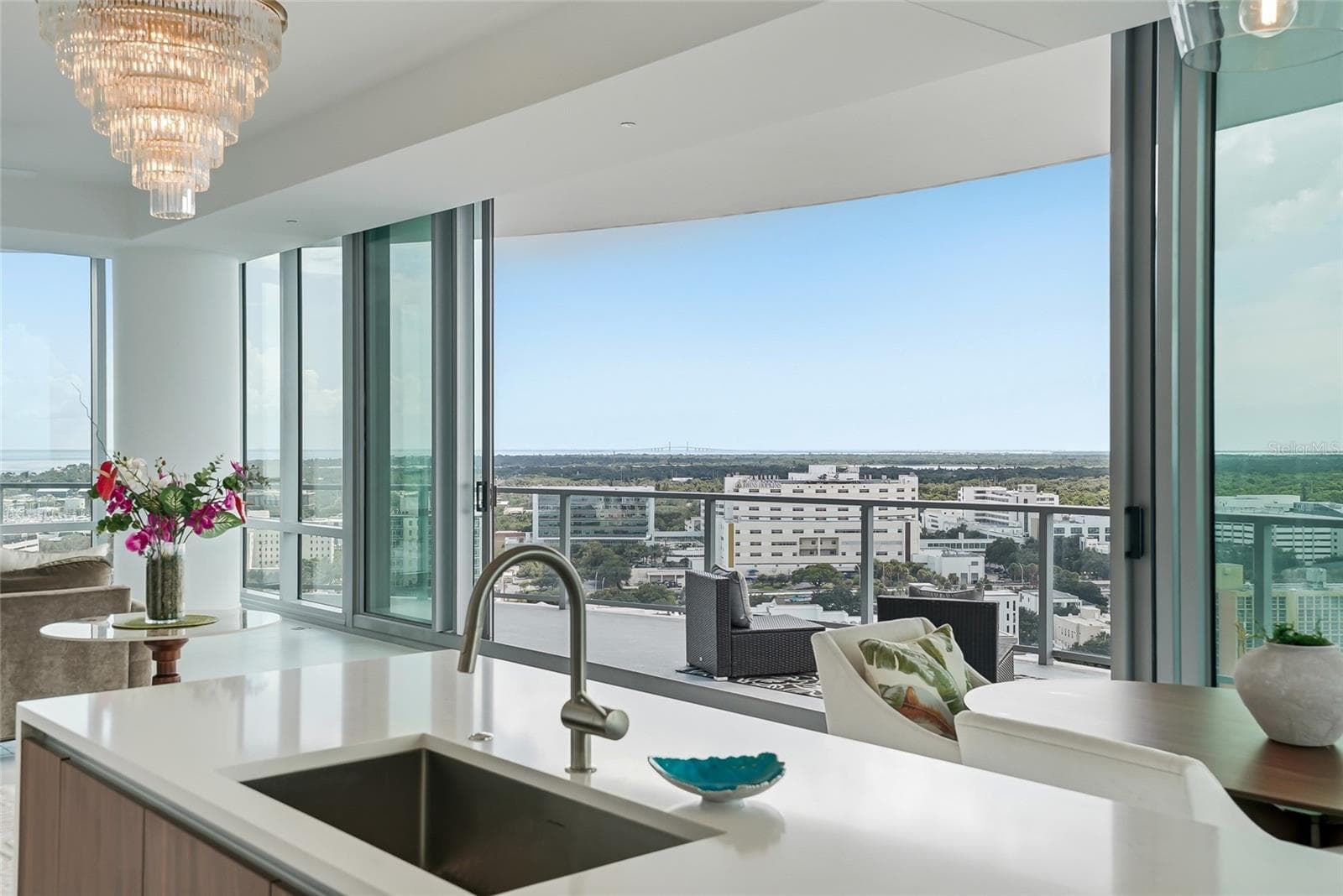 Elevated living with sweeping Gulf and downtown St. Petersburg views. - 400 CENTRAL AVE #1901, ST PETERSBURG