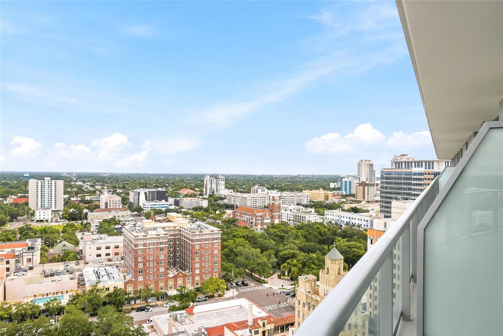 Balcony view from the guest room - 400 CENTRAL AVE #1901, ST PETERSBURG