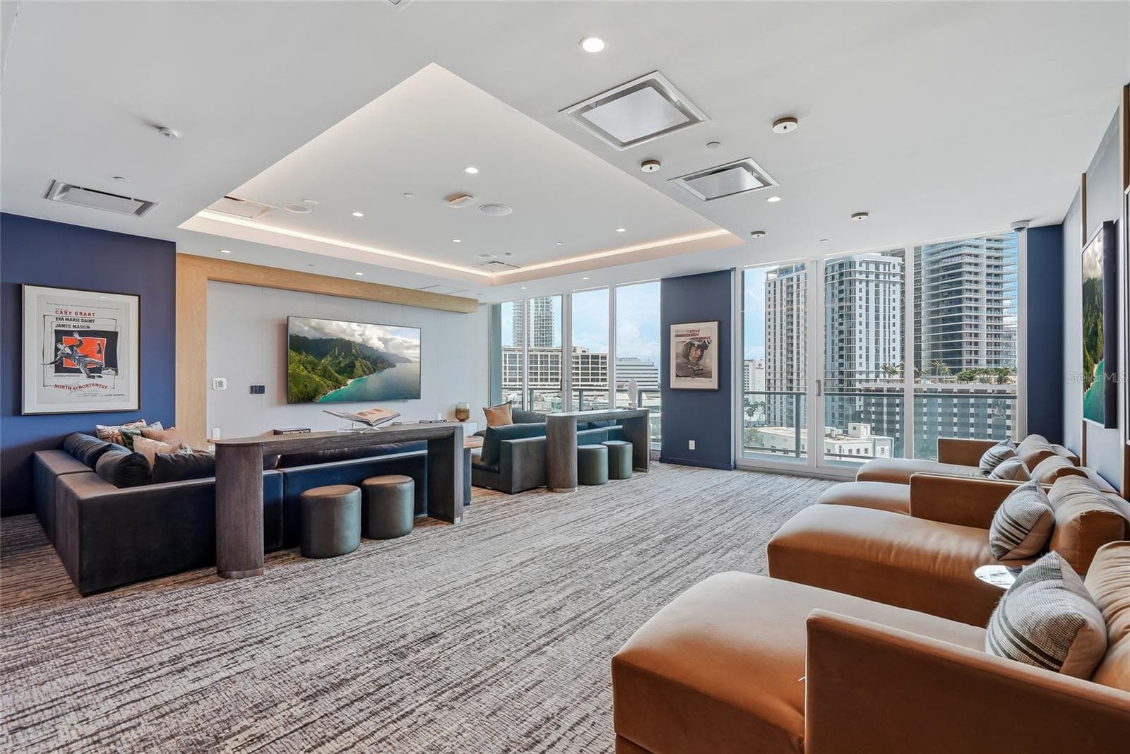 Enjoy movie nights and entertain guests in the private theater room. - 400 CENTRAL AVE #1901, ST PETERSBURG