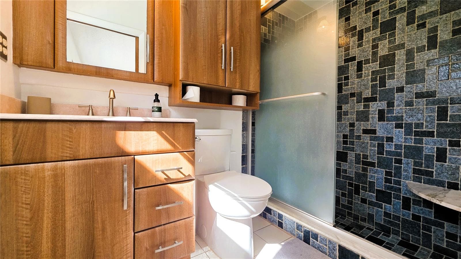 Primary bathroom. - 2529 INDIGO DR, DUNEDIN