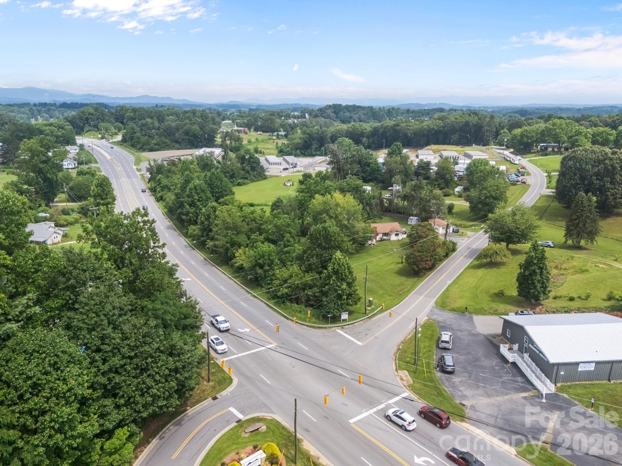 Signalized corner acreage New Leicester Hwy Asheville - Asheville