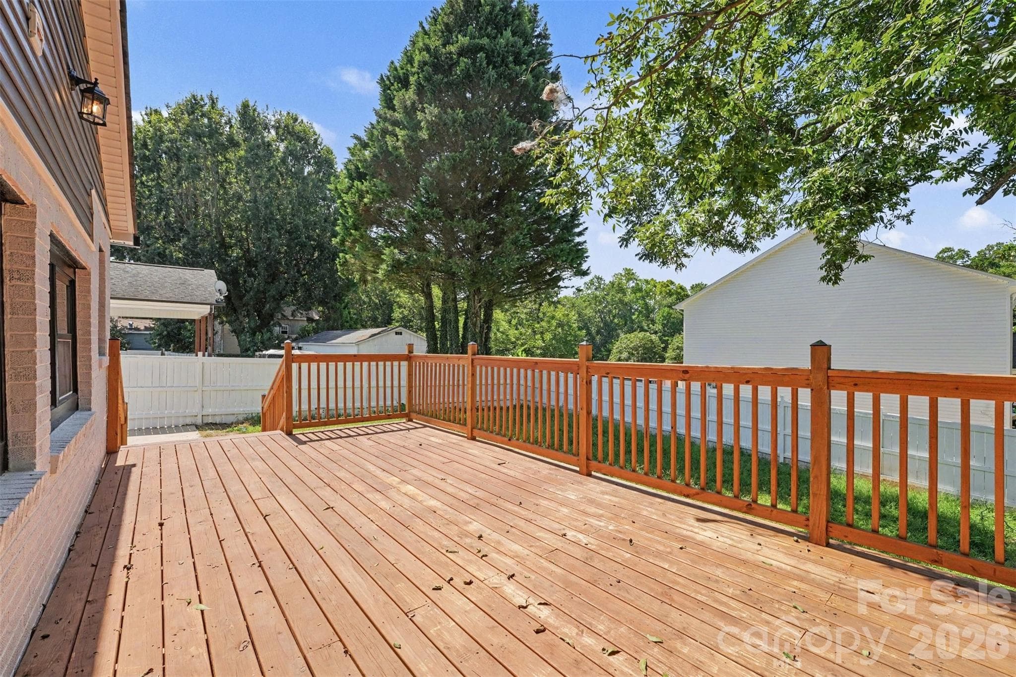 Back deck - 600 S Chapel Street, Landis