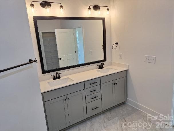 Primary Bathroom Vanity - 5143 Colchester Court, Catawba