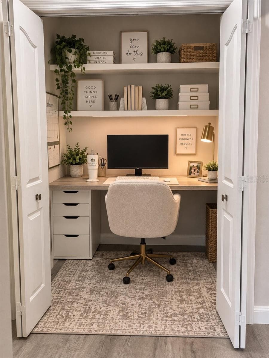 *Virtually Staged | AI Enhanced* - Hallway Closet - 1506 DELLANO WAY, THE VILLAGES