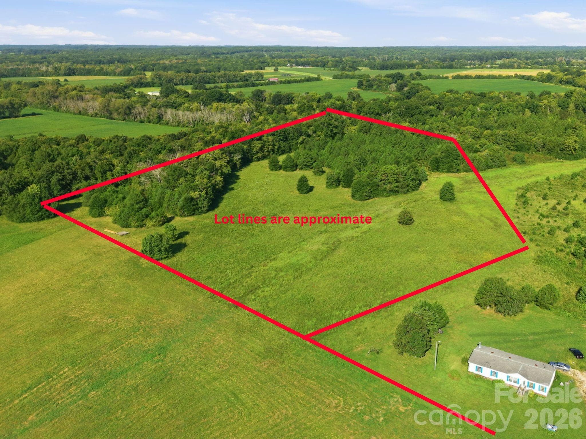 Build your dream home on 13.99 acres! Lot lines are approximate. - 4271 Erby Road, Rock Hill