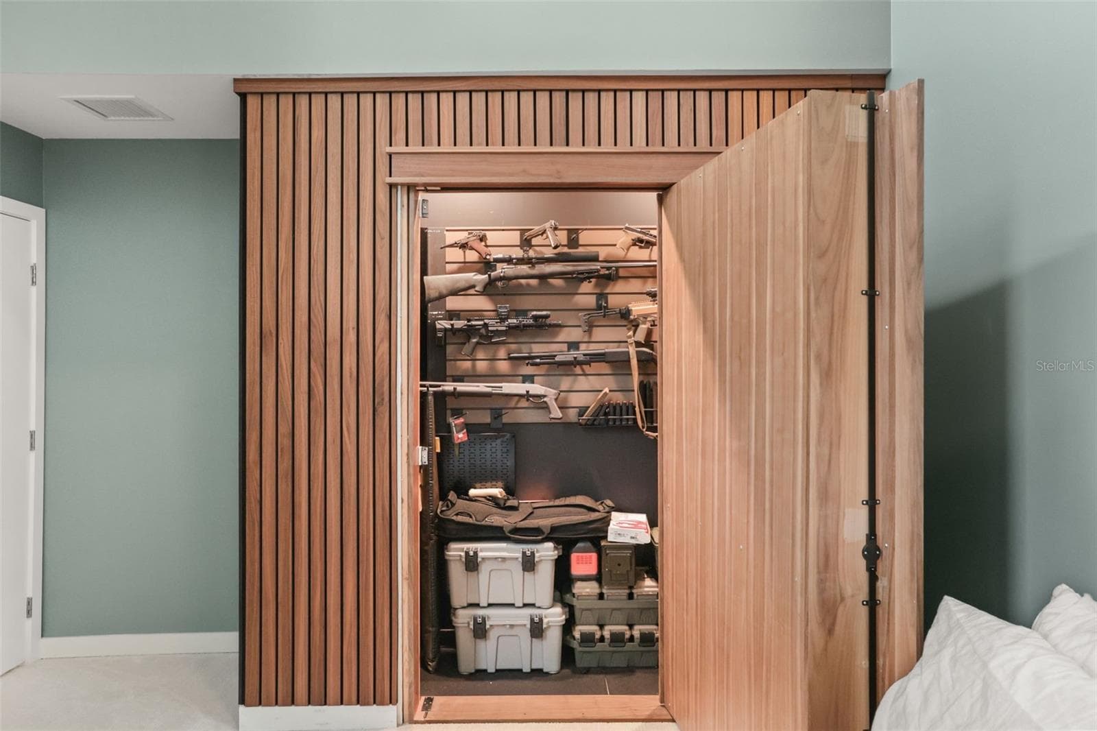 Gun Closet located in secret coded closet. - 104 WILD FERN DR, LONGWOOD