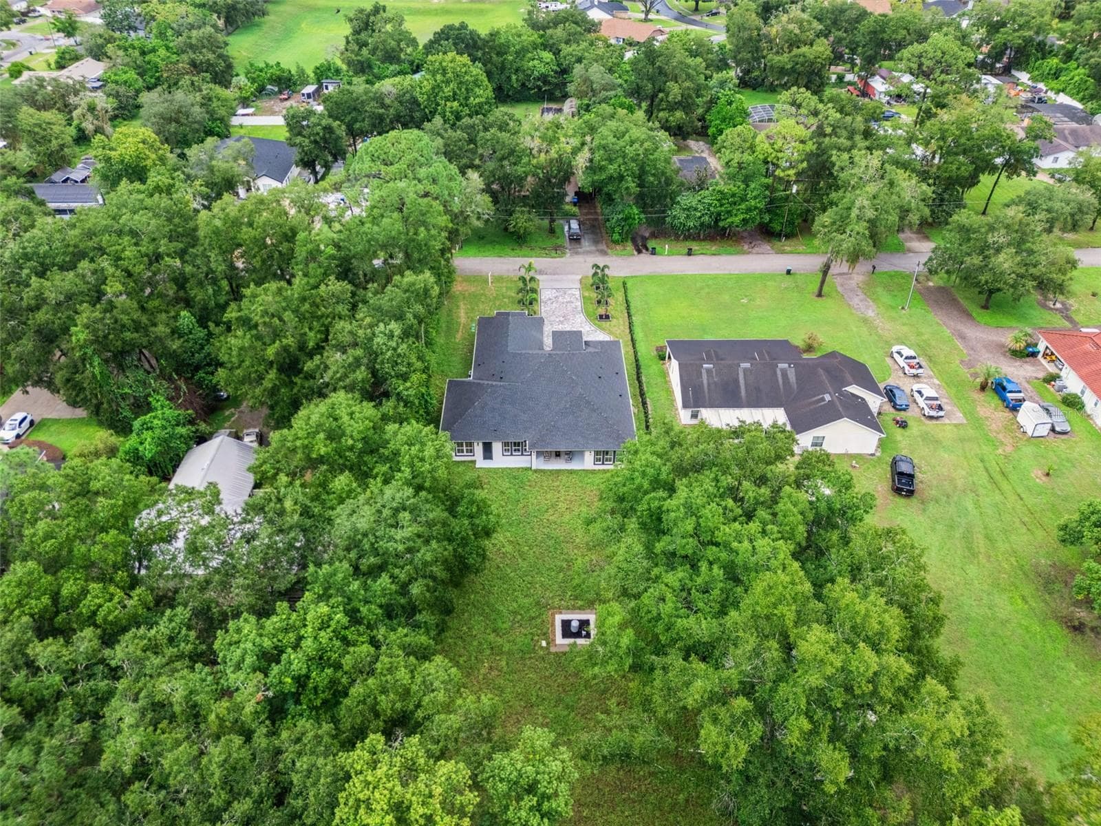 Aerial Backyard View - 1614 JEANETTE ST, APOPKA