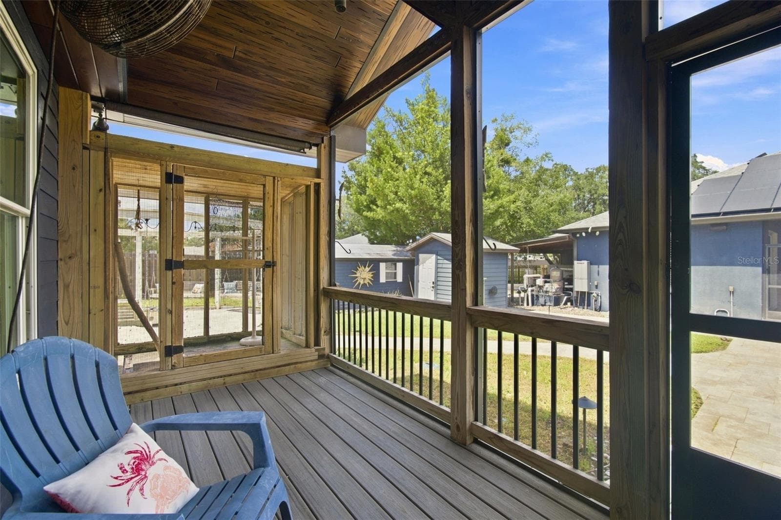 COMPLETELY SCREENED FRONT PORCH - 14122 CHESTERFIELD TRL, HUDSON