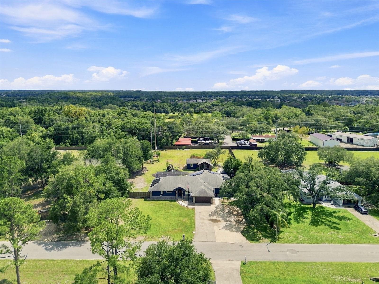 AERIAL VIEW 2 - 14122 CHESTERFIELD TRL, HUDSON