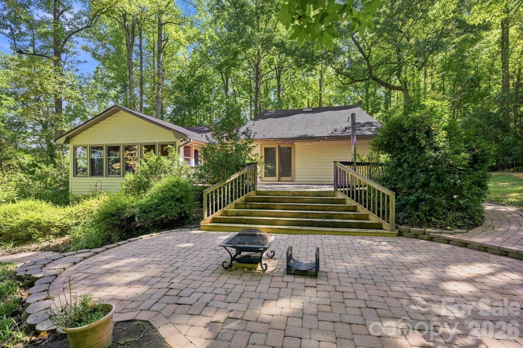 Expansive Paver Patio - 19317 Davidson Concord Road, Davidson