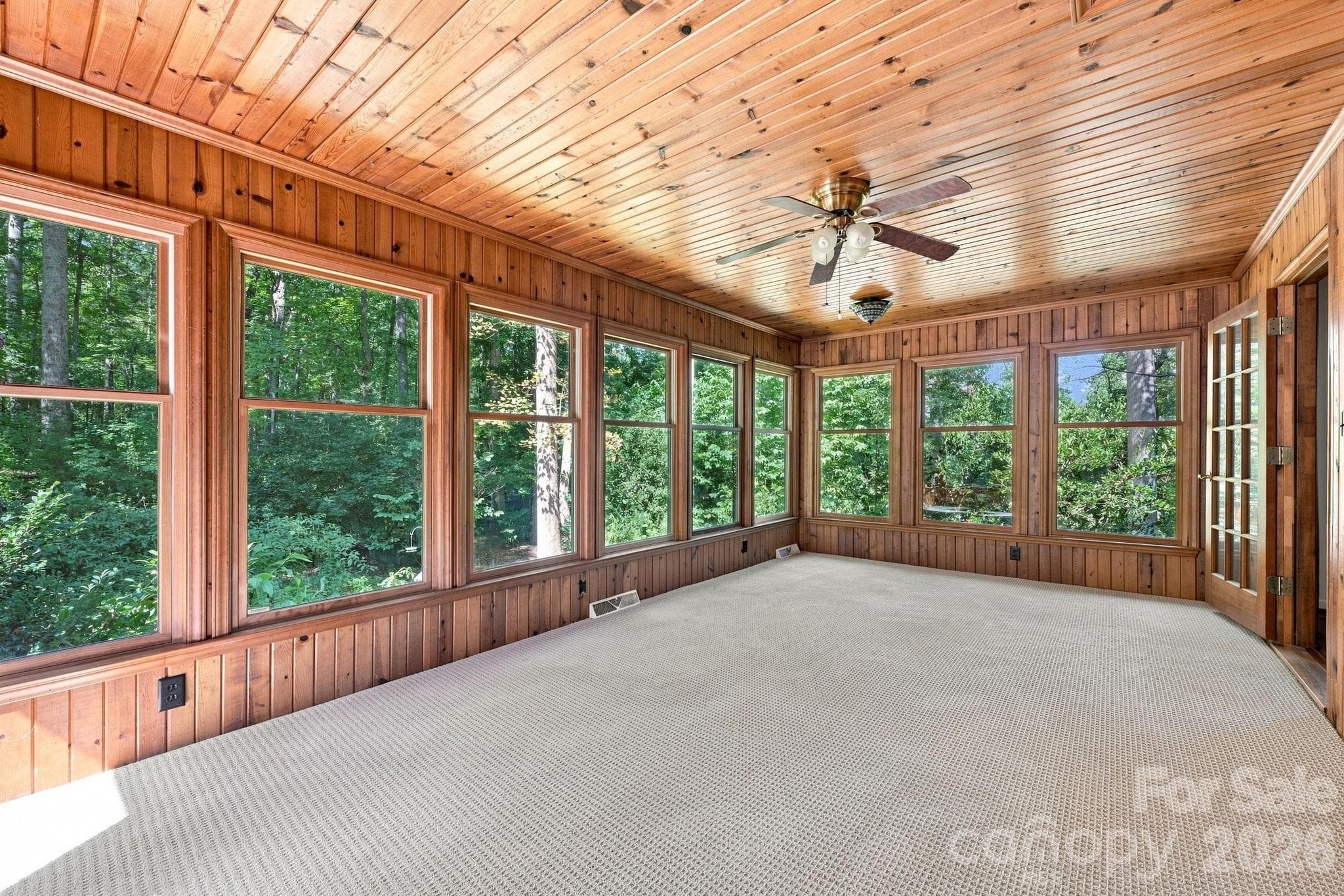 Cedar Sunroom Overlooking Back Garden - 19317 Davidson Concord Road, Davidson