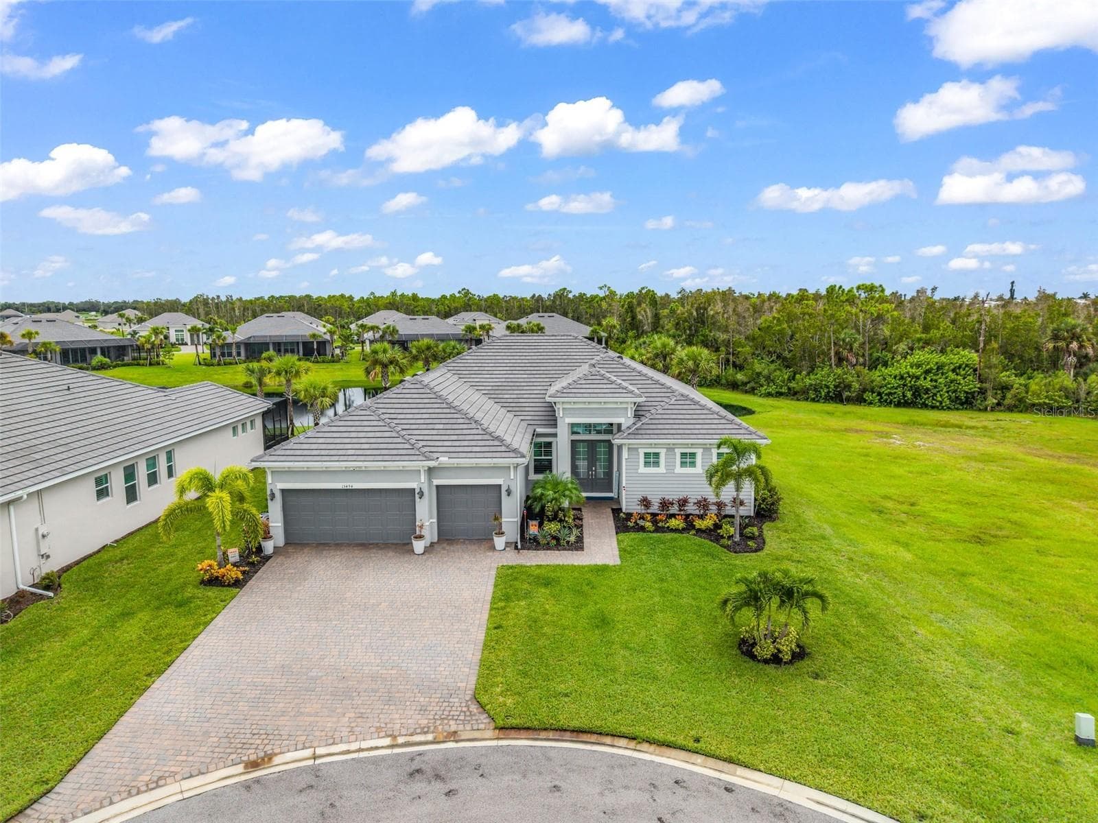 Preserve to the right - 15494 HACKBERRY CT, PUNTA GORDA