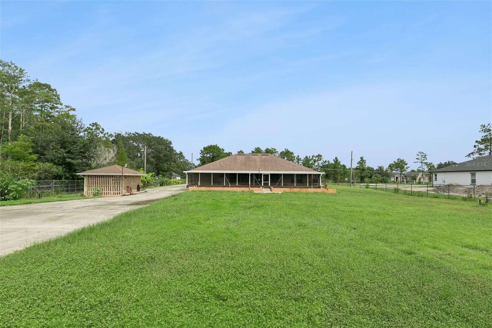 1.74 acres from the back of the property - 19532 SHELDON ST, ORLANDO