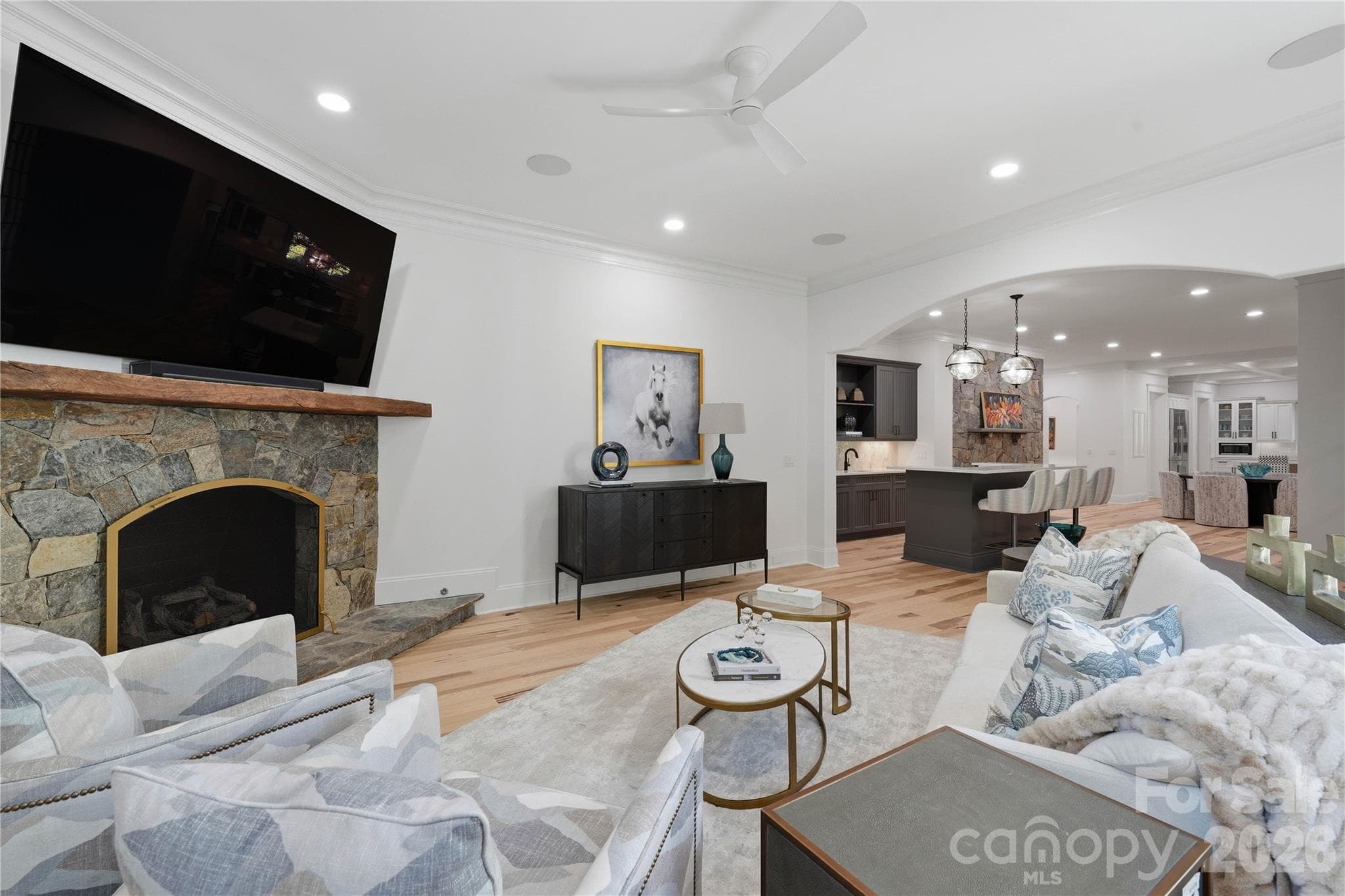 Living Room - 6239 Sharon Hills Road, Charlotte