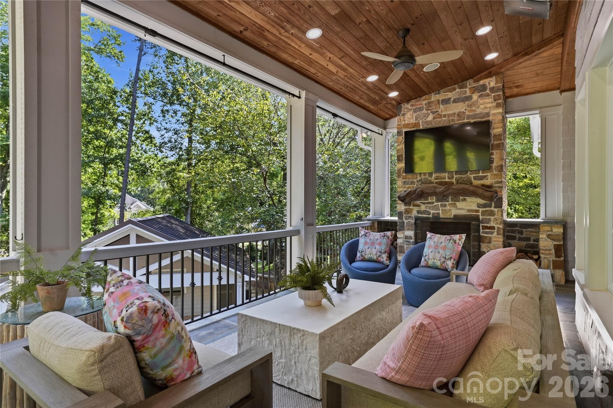 Outdoor Living Room - 6239 Sharon Hills Road, Charlotte