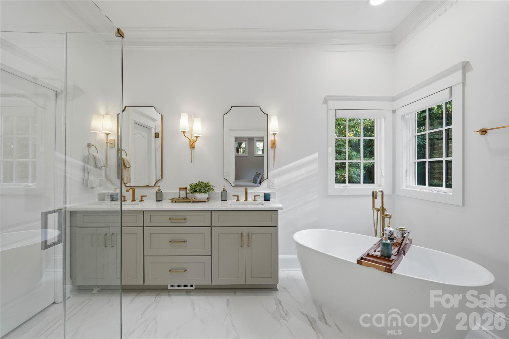 Guest Suite Bath - 6239 Sharon Hills Road, Charlotte