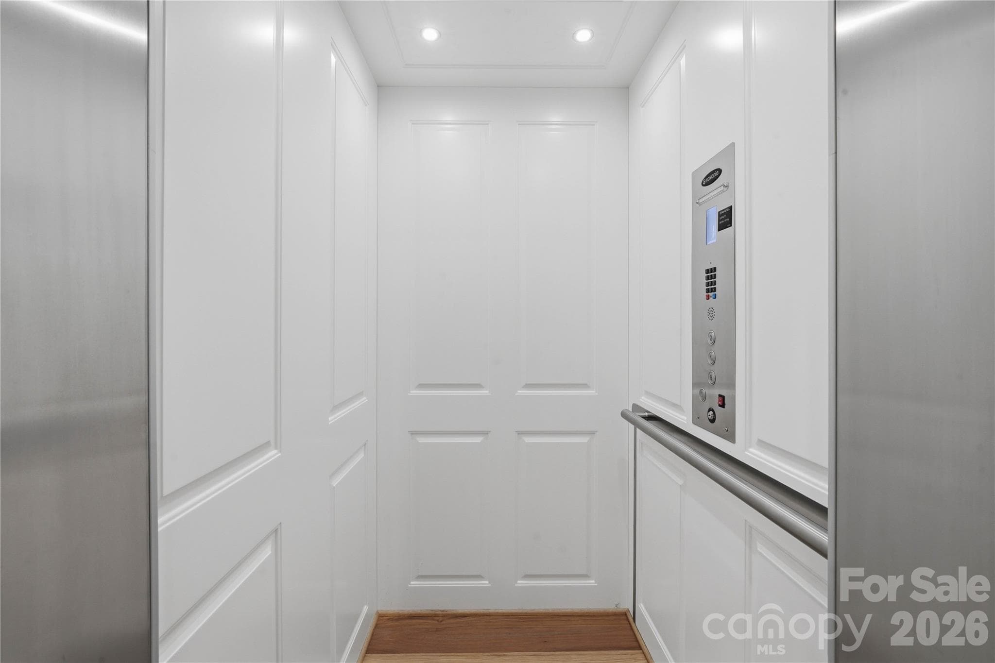 Savaria Elevator w/ hickory floors - 6239 Sharon Hills Road, Charlotte