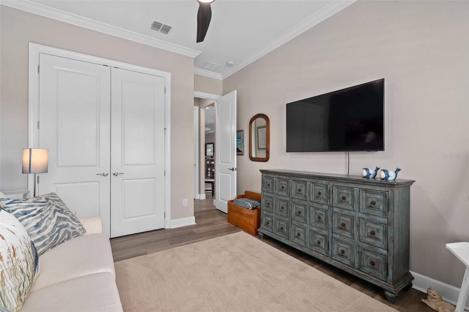 Bedroom 3 with a closet organization system. - 1279 ZEEK RIDGE ST, CLERMONT