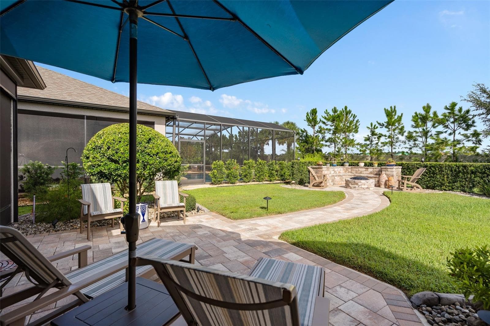 Rear yard view. - 1279 ZEEK RIDGE ST, CLERMONT