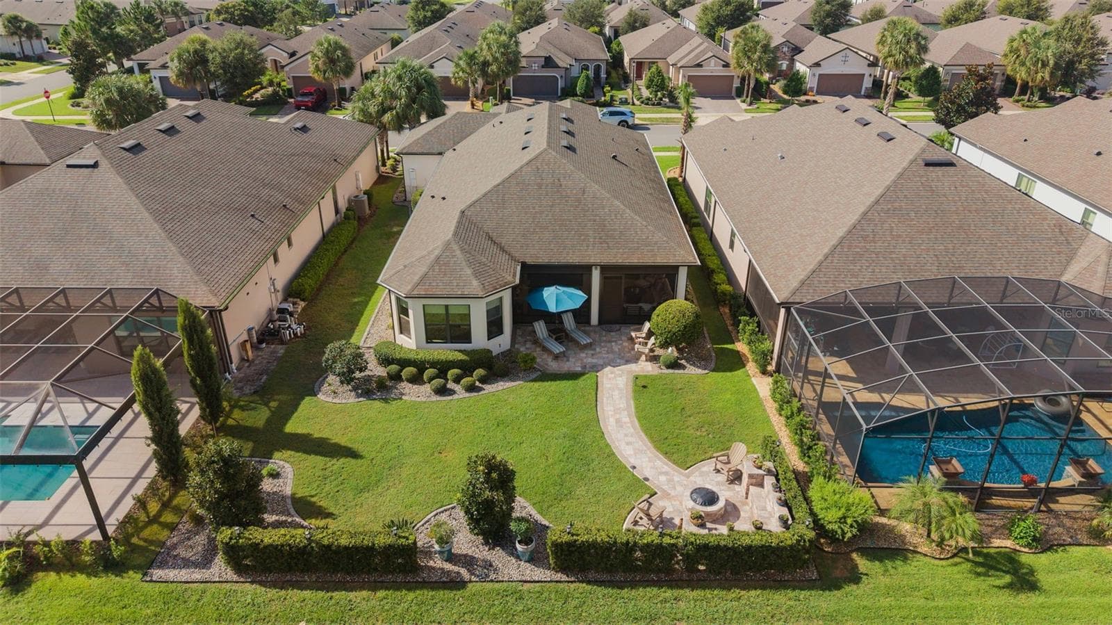 Overhead drone view. - 1279 ZEEK RIDGE ST, CLERMONT